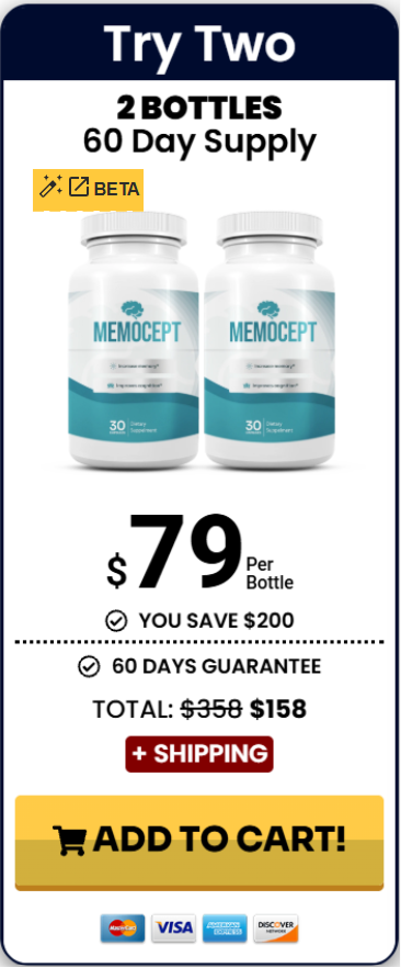Memocept Price 2 bottle